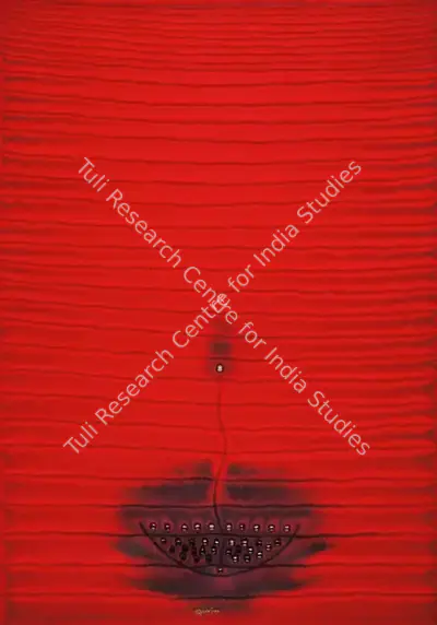 Sohan Qadri (Artist), Untitled (Red), 2006, Painting