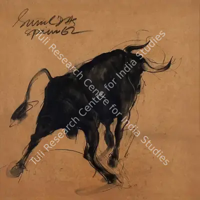 Sunil Das (Artist), Untitled, 1962, Painting