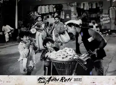 Vallabh Chokshi (Producer), Adhi Roti, 1957, Lobby Card