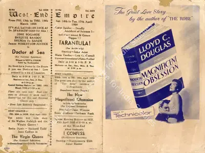 Douglas Sirk (Director), Magnificent Obsession, 1954, Handbill
