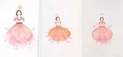 Dhruvi Acharya (Artist), Metamorph II (I); Metamorph II (II); Metamorph II (III), 2008, Painting