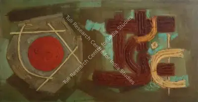 Biren De (Artist), Untitled (Abstract), 1963, Painting