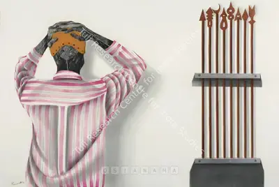 P.N. Chaturvedi (Artist), The Arrows, 2008, Painting