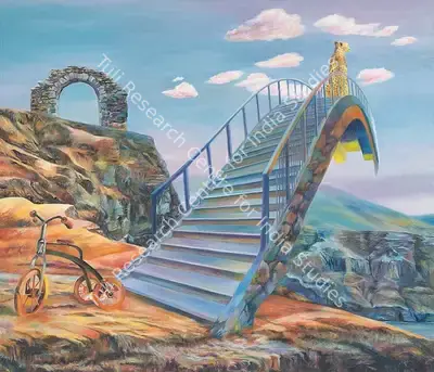 Ranbir Kaleka (Artist), The Arc of Succession, 2018, Painting