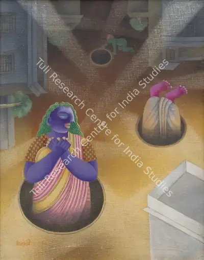 Dharmanarayan Dasgupta (Artist), Untitled, Painting