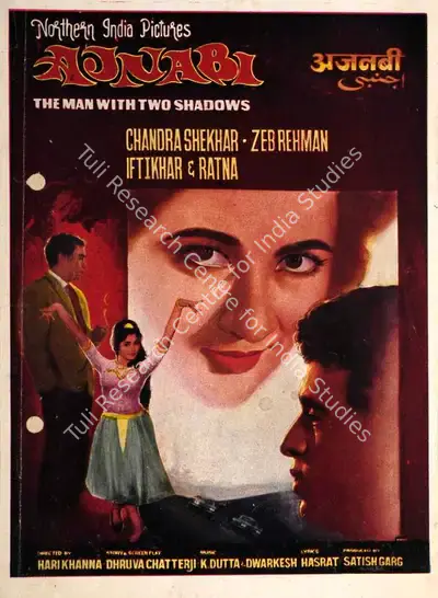 Satish Garg (Producer), Ajnabi, 1966, Song-Synopsis Booklet