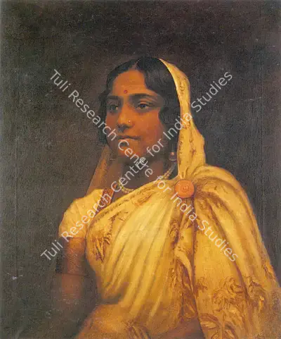 Hemendranath Mazumdar (Artist), Maharani, Painting