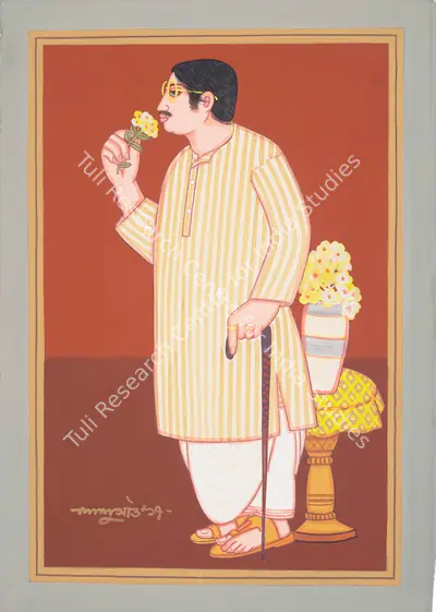 Lalu Prasad Shaw (Artist), Untitled (Babu), 2017, Painting