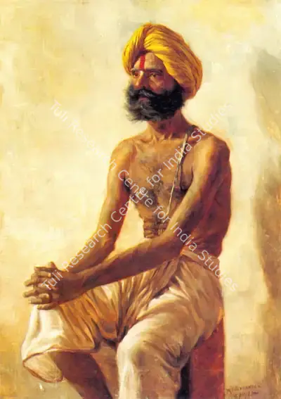 Pithawala, M.F. (Artist). A Hindu Brahmin, 1915 | Painting, So.Lon/08.10.96, 1915