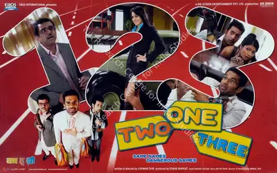Kumar Mangat (Producer), One Two Three, 2008, Lobby Card