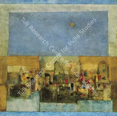 S.K. Bakre (Artist), Jerusalem, 1969, Painting