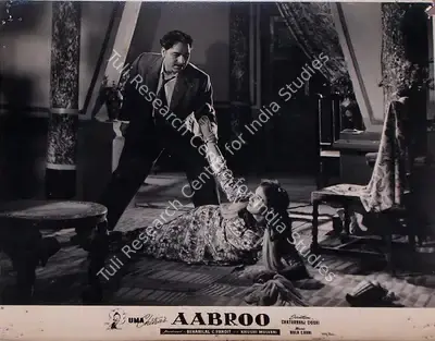 Khushi Mulvani (Producer), Aabroo, 1956, Lobby Card