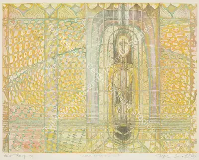 Reddy, Krishna (Artist). Woman of Sunflower, c. mid 1990s | Graphic Art, Ch.NeY/23.03.22, 2022 · Christie's