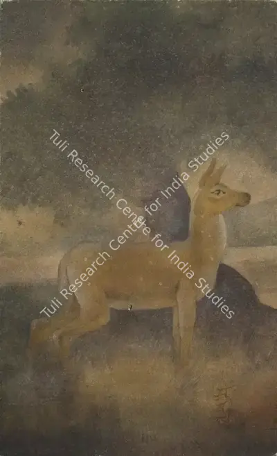Abanindranath Tagore (Artist), The Deer, 1925, Painting