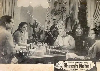 Sohrab Modi (Producer), Sheesh Mahal, 1950, Lobby Card