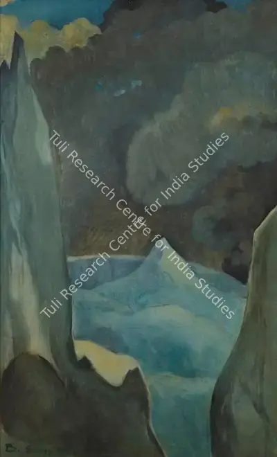 B.C. Sanyal (Artist), Untitled, Painting