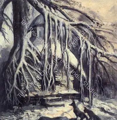 D.P. Roy Chowdhury (Artist), Era's End, Painting