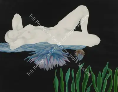 Vasundhara Tewari Broota (Artist), Presence I, 1982, Painting