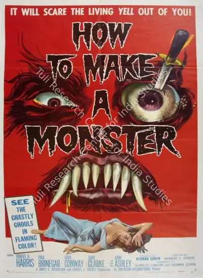 Herman Cohen (Producer), How to Make a Monster, 1958, Poster