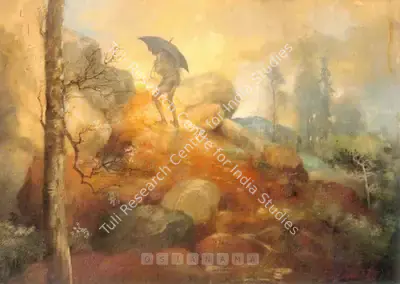 D.P. Roy Chowdhury (Artist), The Journey Home, Painting
