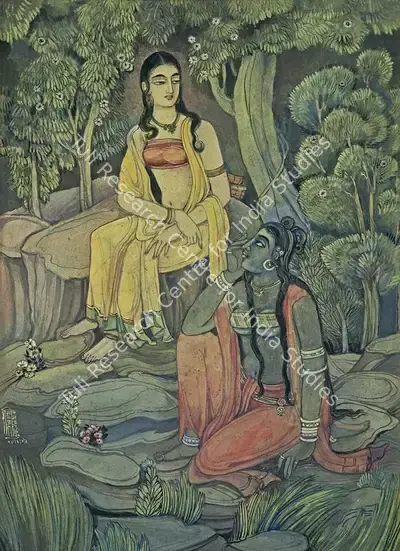 Ramgopal Vijaiwargiya (Artist), Ramayana Series, 1993, Painting