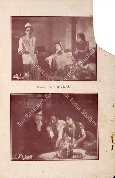 B.N. Sircar (Producer), Devdas, 1935, Song-Synopsis Booklet