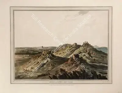 John William Edy (Engraver), Prospect of the Country Near Mooty Tallaow, 1793, Engraving