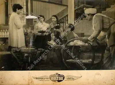 Shahid Lateef (Director), Arzoo, 1950, Lobby Card