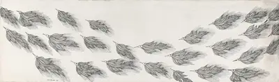 Jangarh Singh Shyam (Artist), Untitled (Birds) (Gond), 1996, Painting