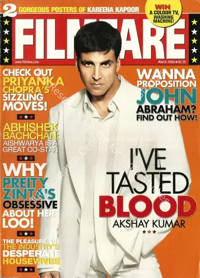 Shashi Baliga (Editor), Filmfare, 2006, Magazine