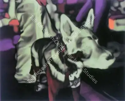 T.V. Santhosh (Artist), Whose War Is It?, 2005, Painting