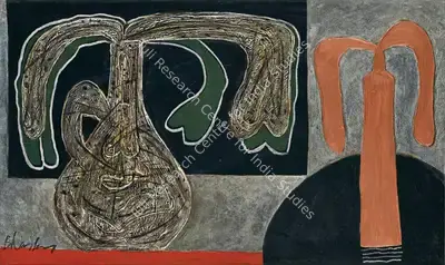 R.B. Bhaskaran (Artist), Untitled, 2002, Painting