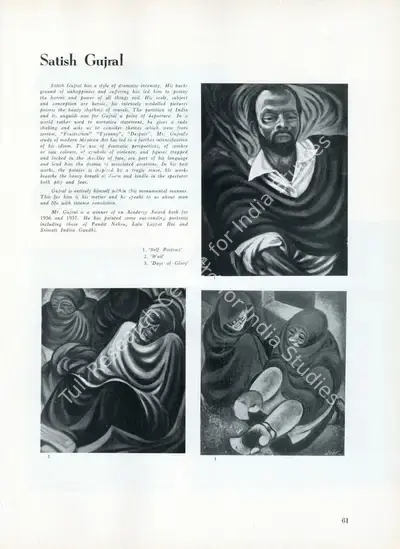 Anonymous (Essayist), Satish Gujral, 1957, Essay