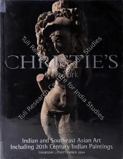 Christie's (Auction House), Indian and Southeast Asian Art, 2004, Auction Catalogue