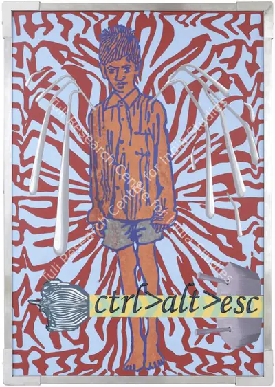 Jitish Kallat (Artist), Ctrl>Alt>Esc, 2005, Painting