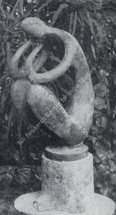 Prodosh Dasgupta (Artist), Loopholes, 1952, Sculpture