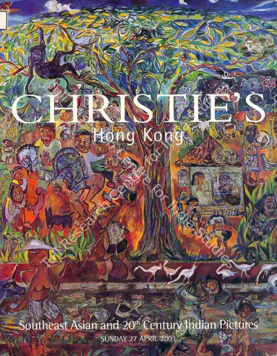 Christie's (Auction House), Southeast Asian and 20th Century Indian Pictures, 2003, Auction Catalogue