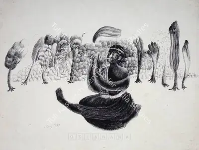Manjit Bawa (Artist), Untitled, 1981, Drawing