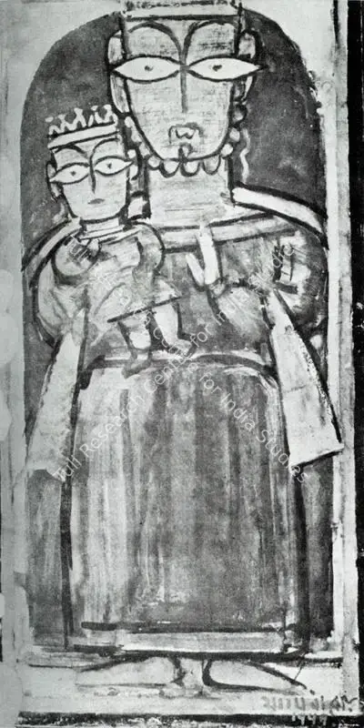 Jamini Roy (Artist), Christ & Joseph, Painting