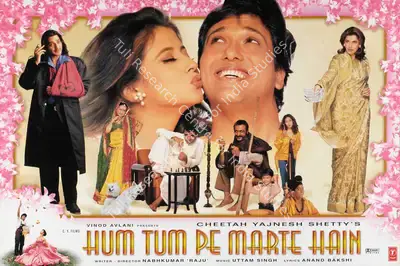 Cheetah Yajnesh Shetty (Producer), Hum Tum Pe Marte Hain, 1999, Lobby Card