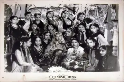 Keki Mistry (Cinematographer), Chandni Chowk, 1954, Lobby Card
