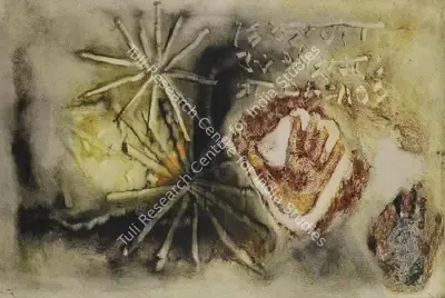 J. Swaminathan (Artist), The Emerging Sign, 1965, Painting