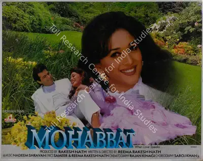Rakesh Nath (Producer), Mohabbat, 1997, Lobby Card