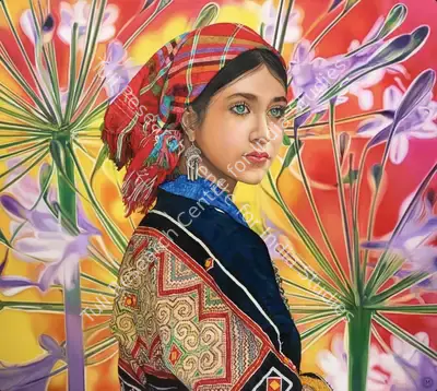 Mousumi Biswas (Artist), Spring, 2025, Painting