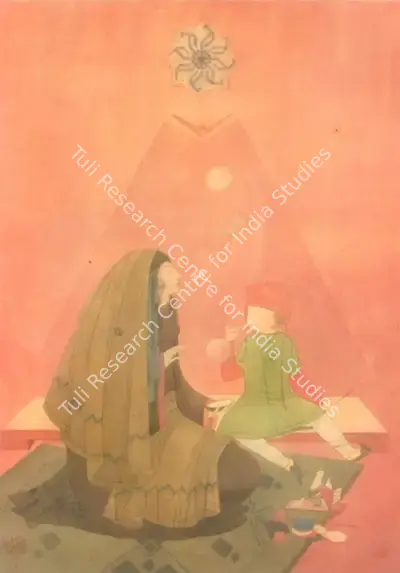 M.A.R. Chughtai (Artist), Untitled, Painting