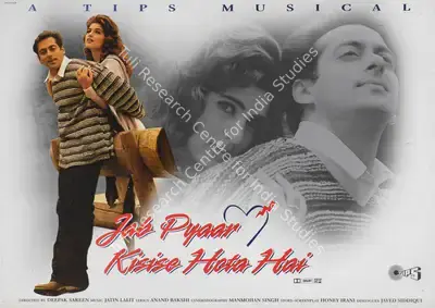Kumar S. Taurani (Producer), Jab Pyaar Kisise Hota Hai, 1998, Lobby Card