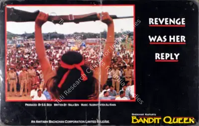 S.S. Bedi (Producer), Bandit Queen, 1994, Lobby Card