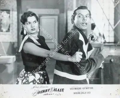 T.R. Joshi (Cinematographer), Johnny Walker, 1957, Lobby Card