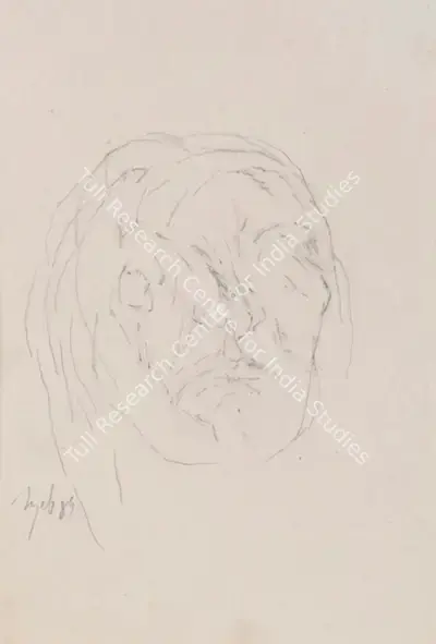 Tyeb Mehta (Artist), Untitled, 1984, Drawing