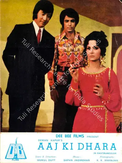 Dewan Kapur (Producer), Aaj Ki Dhara, 1977, Song-Synopsis Booklet